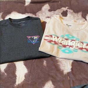Wrangler tees